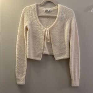 Hollister Cozy Cream Cardigan Sweater